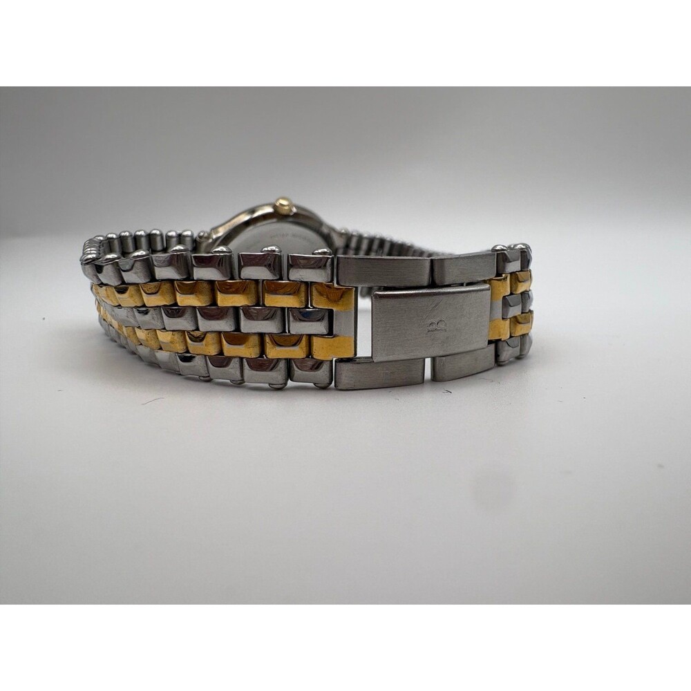 Vintage Bulova 98P04 Two-Tone Diamond Dial Ladies Watch - New Battery Fitted - Picture 3 of 11